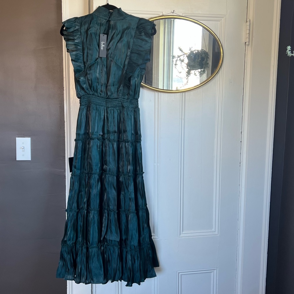 Lulus mock neck midi dress